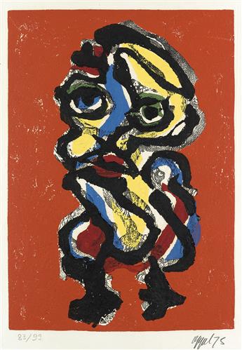 KAREL APPEL Two prints.